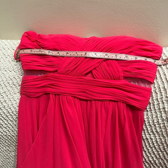 Cache Pink  Hight-Low Prom Dress Size 8 - Picture 3 of 10